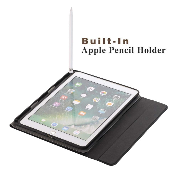 คีย์บอร์ด Bluetooth แบบถอดได้ + เคสแท็บเล็ตหนังพลิกแนวนอนพร้อมตัวยึดและที่ใส่ดินสอสำหรับ iPad Pro 9.7 นิ้ว, iPad Air, iPad Air 2, iPad 9.7 นิ้ว (2017), iPad 9.7 นิ้ว (2018), A07B Black, A07B Gold, A07B Blue, A07B Rose Gold