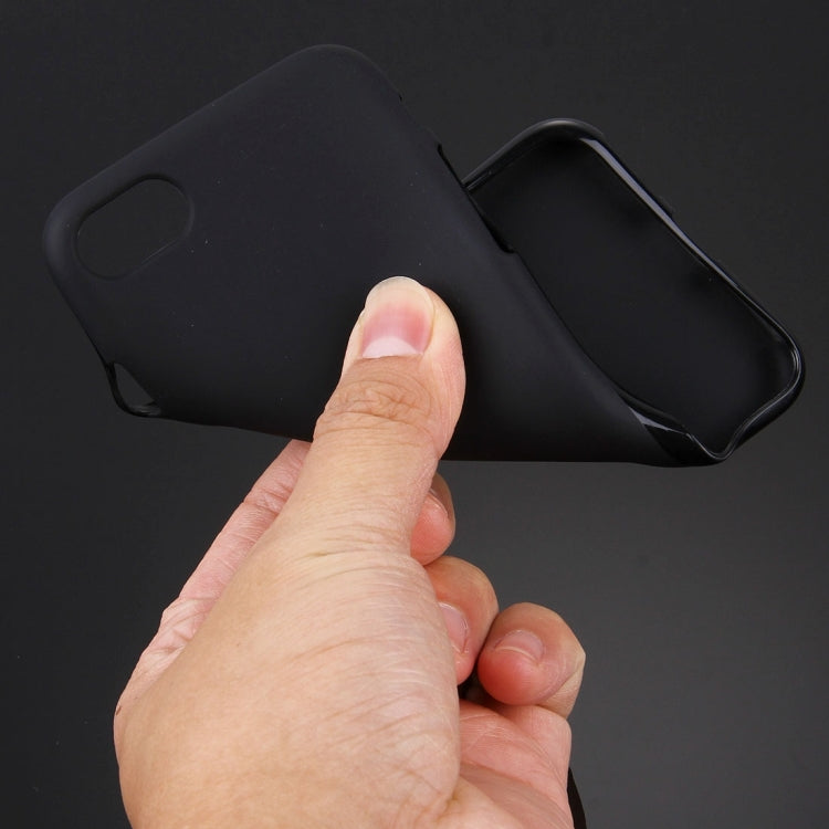 สำหรับ iPhone 8 และ 7 สีทึบ TPU ฝาครอบป้องกันด้านหลัง