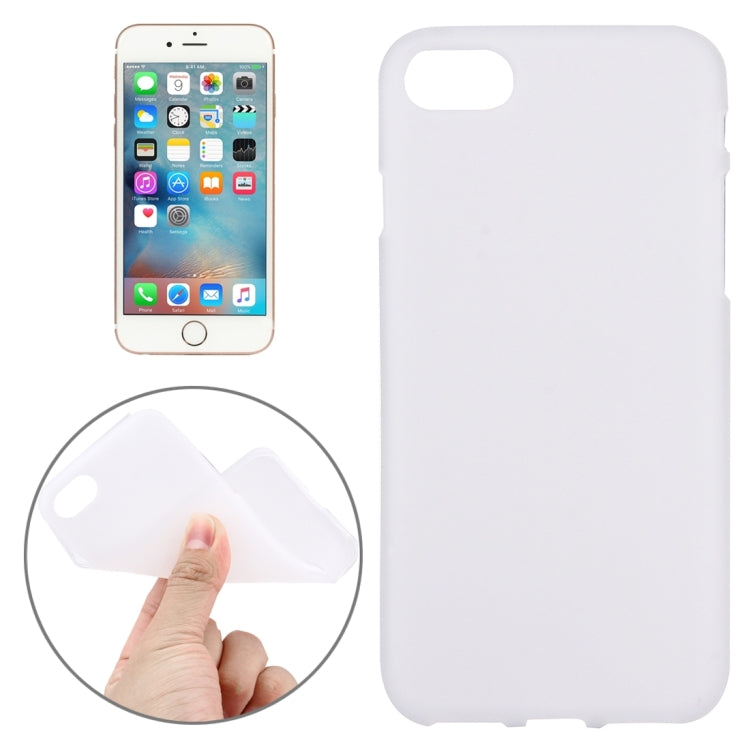 สำหรับ iPhone 8 และ 7 สีทึบ TPU ฝาครอบป้องกันด้านหลัง