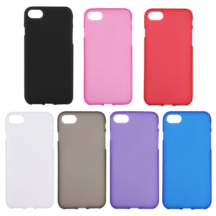 สำหรับ iPhone 8 และ 7 สีทึบ TPU ฝาครอบป้องกันด้านหลัง