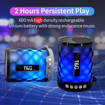 T&G TG155 Bluetooth 4.2 ลำโพงบลูทูธไร้สายแบบพกพาขนาดเล็กพร้อมไฟสีสันสดใส