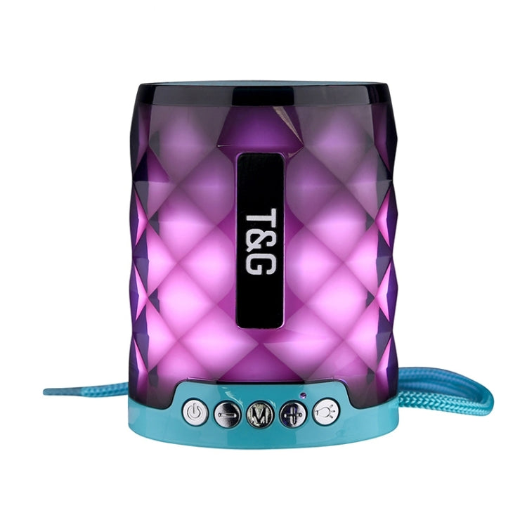 T&G TG155 Bluetooth 4.2 ลำโพงบลูทูธไร้สายแบบพกพาขนาดเล็กพร้อมไฟสีสันสดใส