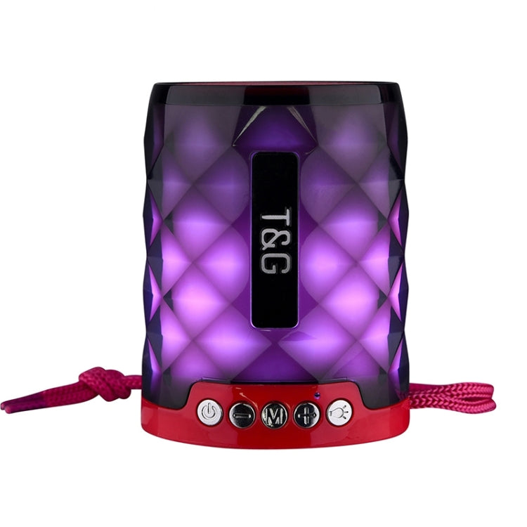 T&G TG155 Bluetooth 4.2 ลำโพงบลูทูธไร้สายแบบพกพาขนาดเล็กพร้อมไฟสีสันสดใส