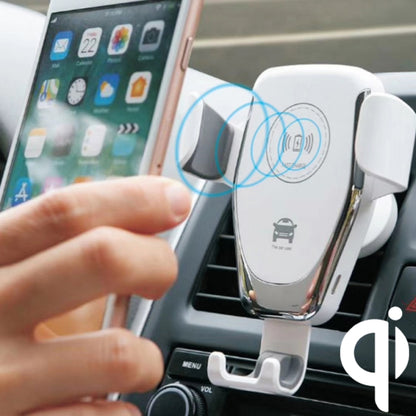 C6 แรงโน้มถ่วง Induction รถ Qi เครื่องชาร์จไร้สาย Fast CHARGING ที่วางโทรศัพท์ Vent Air