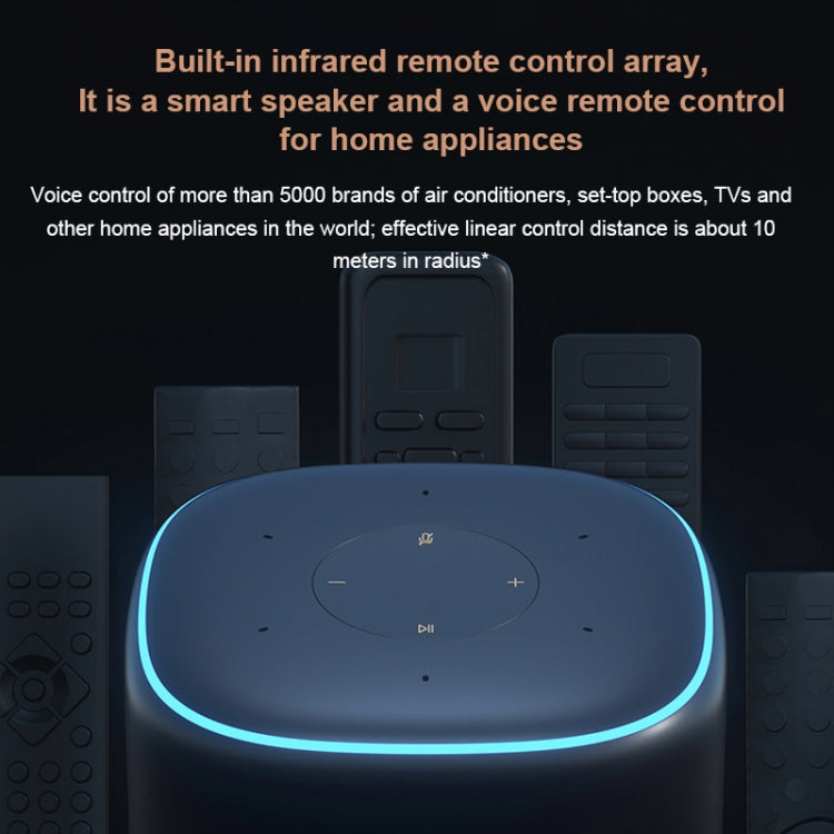 Xiaomi Xiaoai Speaker Pro พร้อมระดับเสียงช่องเสียงขนาดใหญ่ 750mL / การเชื่อมต่อแบบมีสาย AUX IN / สเตอริโอคอมโบ / เสียง DTS ระดับมืออาชีพ / ชิปเสียง Hi-Fi / รีโมทคอนโทรลอินฟราเรด เครื่องใช้ในบ้านแบบดั้งเดิม / เกตเวย์ Bluetooth Mesh, Xiaoai Speaker Pro