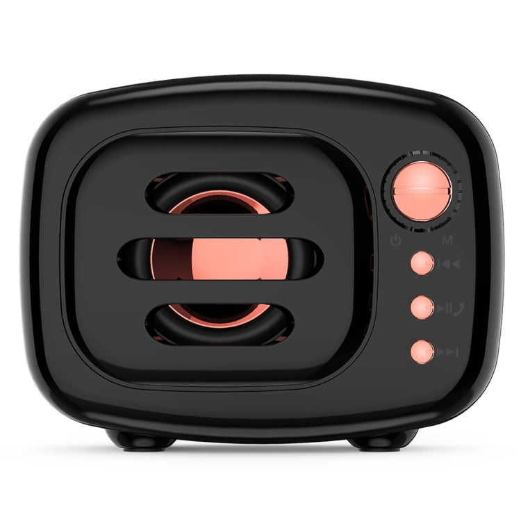B11 Bluetooth 5.0 ลำโพง Bluetooth ไร้สายสไตล์ย้อนยุครองรับการโทรแบบแฮนด์ฟรีและการ์ด TF 32GB และแจ็คเสียง 3.5 มม.