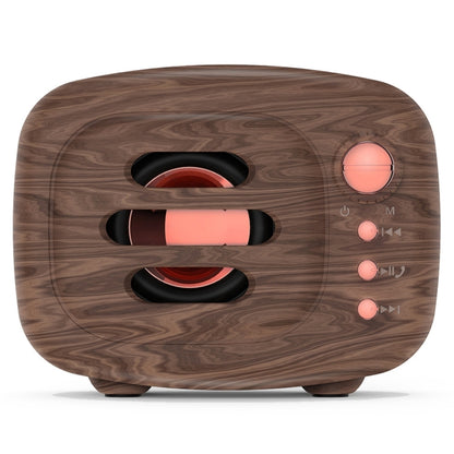 B11 Bluetooth 5.0 ลำโพง Bluetooth ไร้สายสไตล์ย้อนยุครองรับการโทรแบบแฮนด์ฟรีและการ์ด TF 32GB และแจ็คเสียง 3.5 มม.