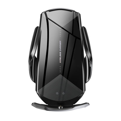 Q2 15W การหมุนสากลอินฟราเรดเหนี่ยวนำแม่เหล็กรถชาร์จไร้สายที่วางโทรศัพท์มือถือที่มีไมโคร USB 8 พิน + Type-C / USB-C ขั้วต่อแม่เหล็ก, Q2 Black, Q2 Red, Q2 Silver