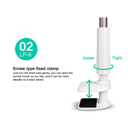 UBN-20 Universal 360 องศาหมุนที่ถอดออกได้สามขั้นตอน Lazy Bracket โทรศัพท์มือถือ/แท็บเล็ตเดสก์ท็อป, Three-stage Gold, Three-stage Grey, Three-stage Blue, Three-stage Silver, Three-stage Rose Gold