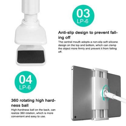 UBN-20 Universal 360 องศาหมุนที่ถอดออกได้สามขั้นตอน Lazy Bracket โทรศัพท์มือถือ/แท็บเล็ตเดสก์ท็อป, Three-stage Gold, Three-stage Grey, Three-stage Blue, Three-stage Silver, Three-stage Rose Gold