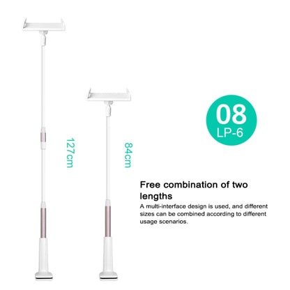 UBN-20 Universal 360 องศาหมุนที่ถอดออกได้สามขั้นตอน Lazy Bracket โทรศัพท์มือถือ/แท็บเล็ตเดสก์ท็อป, Three-stage Gold, Three-stage Grey, Three-stage Blue, Three-stage Silver, Three-stage Rose Gold