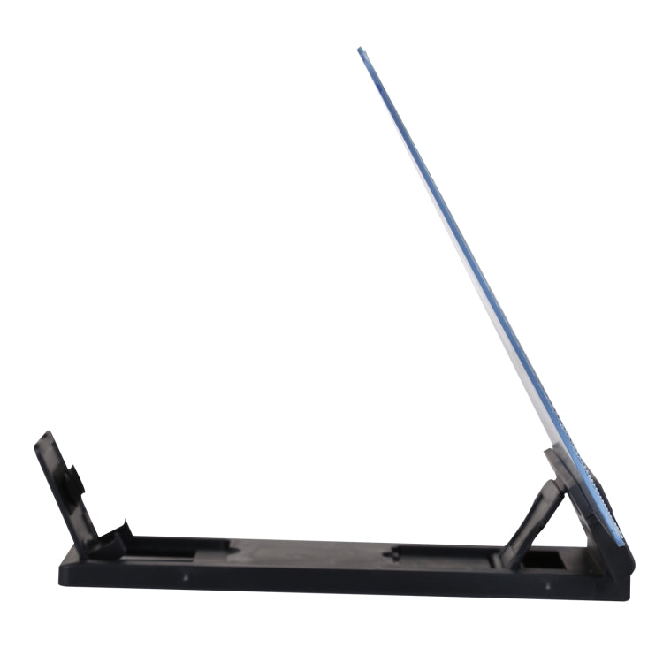 F6 12 นิ้ว Universal พับ 3D โทรศัพท์มือถือหน้าจอแว่นขยายพร้อม Lazy Stand
