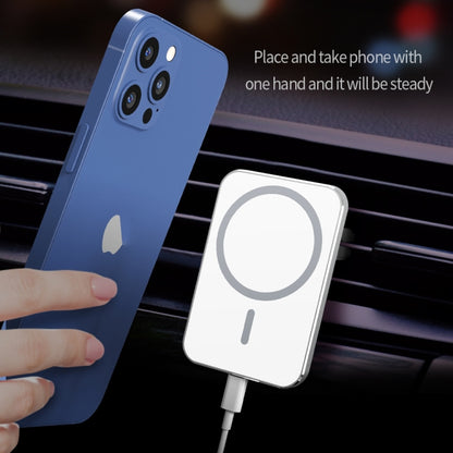 X16 Magsafe Car Air Outlet Vent Mount Clamp Holder 15W ชาร์จเร็ว Qi Magnetic Wireless Charger, X16