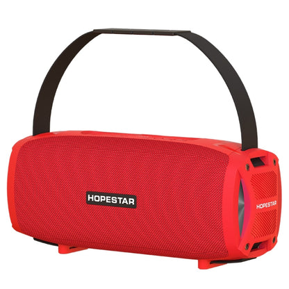 HOPESTAR H24 Pro TWS ลำโพงบลูทู ธ พื้นผิวทอกันน้ำกลางแจ้งแบบพกพาพร้อมแสงจังหวะรองรับการโทรแบบแฮนด์ฟรีและดิสก์ U และการ์ด TF และ 3.5 มม. AUX และ FM, H24 Pro Black, H24 Pro Grey, H24 Pro Blue, H24 Pro Red