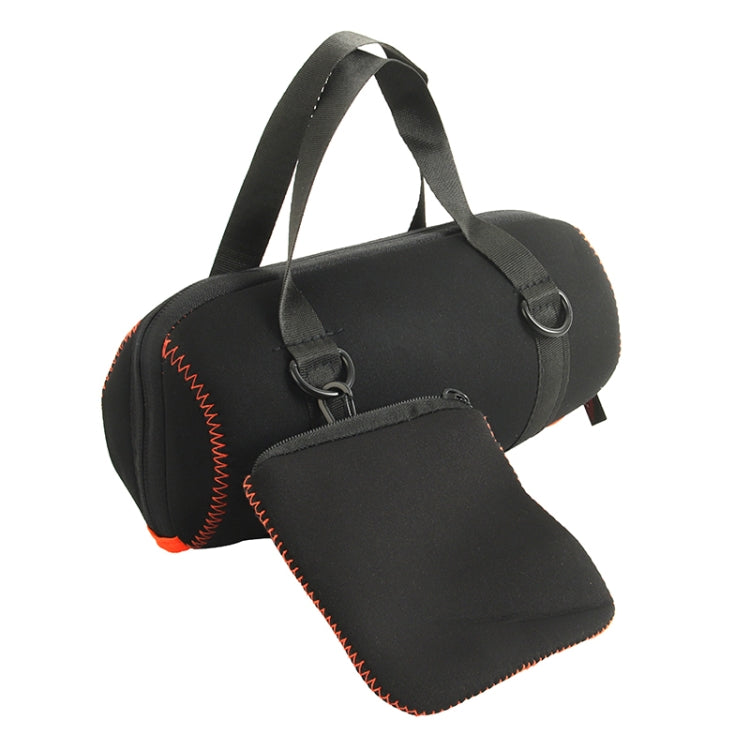 ฝาครอบป้องกันลำโพงพกพากลางแจ้ง EVA พร้อมสายสะพายและ carabiner สำหรับ JBL Charge 5