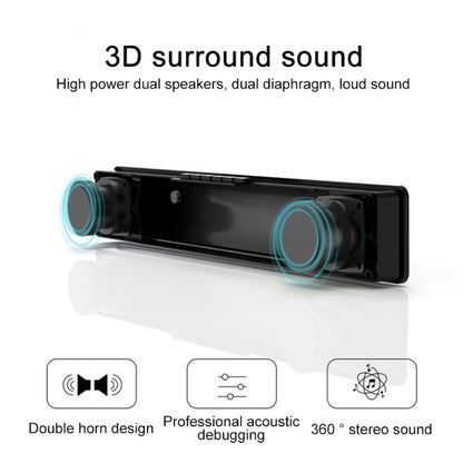 ลำโพงบลูทูธคอมพิวเตอร์แสงสีสันสดใส RGB มัลติฟังก์ชั่น, BT-601