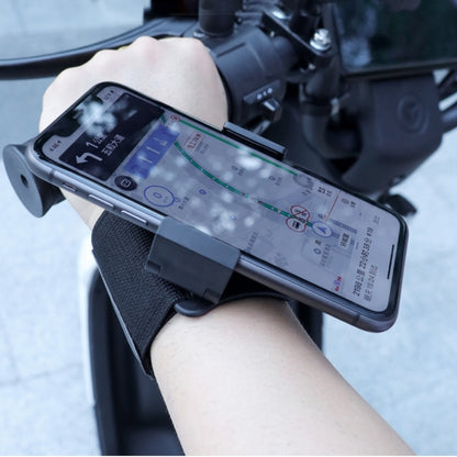 ที่วางโทรศัพท์แบบแฮนด์ฟรีแบบยืดหยุ่นสายรัดข้อมือความยาวสายรัดข้อมือ: 40 ซม, Wristband Length: 40cm