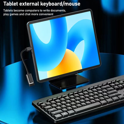 8.3 ซม. USB หญิงถึง Type-C ชายสายโลหะ OTG สายชาร์จสายเคเบิลข้อมูล