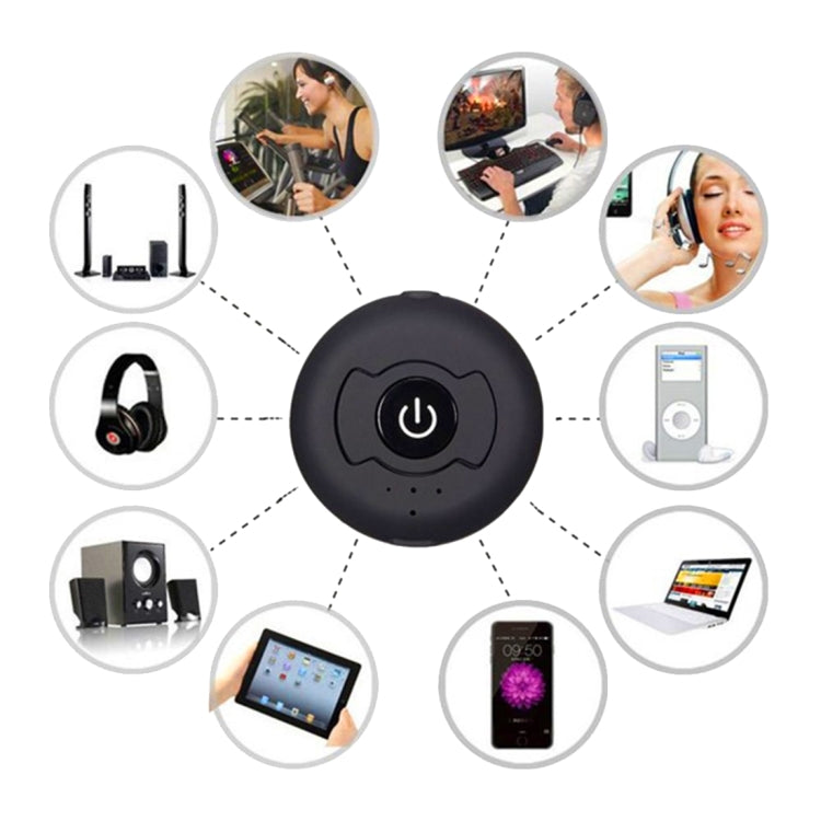 H366T เครื่องส่งสัญญาณเสียง Bluetooth 4.0 หลายจุดแบบพกพาสำหรับ iPhone, Samsung, HTC, Sony, Google, Huawei, Xiaomi และสมาร์ทโฟนอื่น ๆ