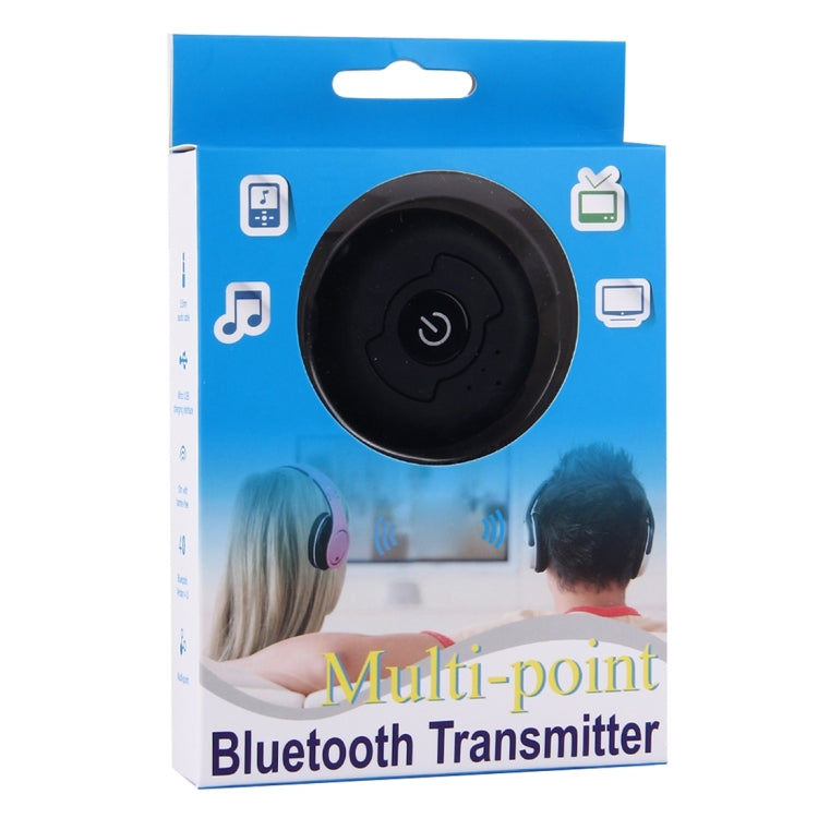 H366T เครื่องส่งสัญญาณเสียง Bluetooth 4.0 หลายจุดแบบพกพาสำหรับ iPhone, Samsung, HTC, Sony, Google, Huawei, Xiaomi และสมาร์ทโฟนอื่น ๆ