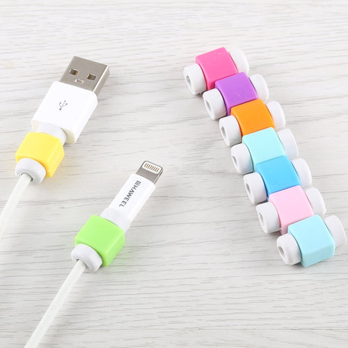 หูฟัง ลวด Data Cable Protection Cover Winder Cord Wrap Organizer, การจัดส่งสีแบบสุ่ม, 1PCS