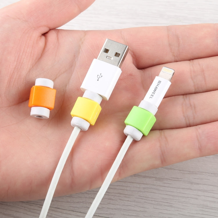 หูฟัง ลวด Data Cable Protection Cover Winder Cord Wrap Organizer, การจัดส่งสีแบบสุ่ม, 1PCS