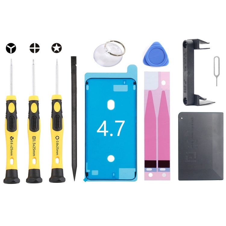 JIAFA JF-8158 ชุดเครื่องมือซ่อมแบตเตอรี่ 11 ใน 1 สำหรับ iPhone 7, Fo 7