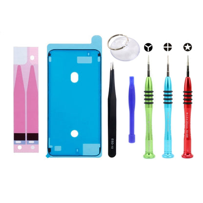 JIAFA JF-8164 ชุดเครื่องมือซ่อมแบตเตอรี่ 8 in 1 สำหรับ iPhone 7, For 7