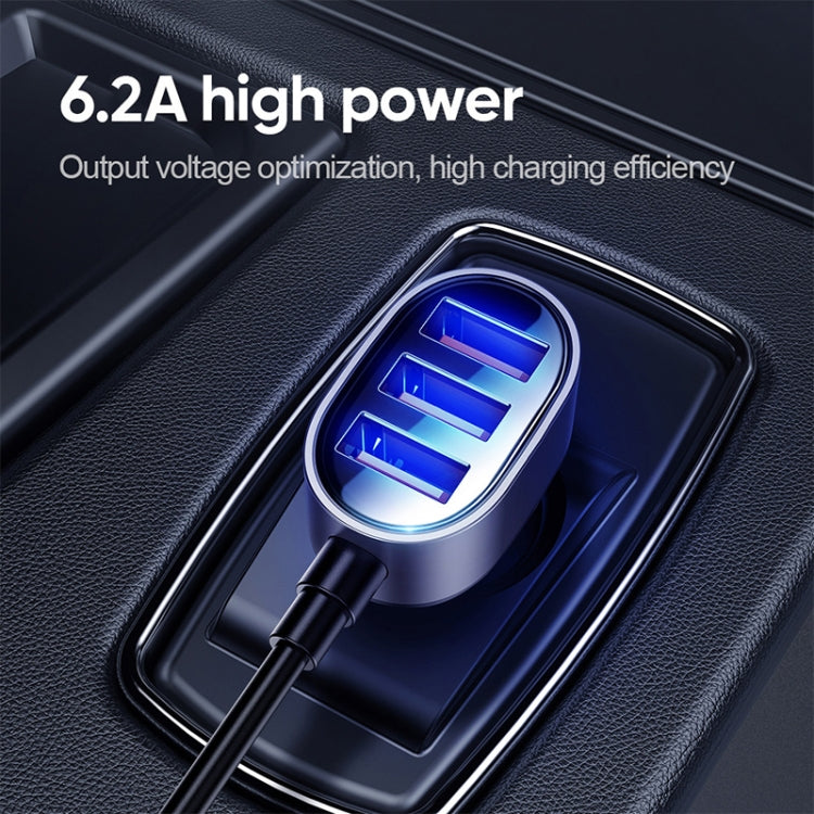JOYROOM JR-CL03 6.2A Multi 5 พอร์ต USB Smart Car Charger, JR-CL03