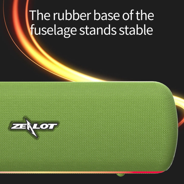 ZEALOT S55 ลำโพงบลูทูธสเตอริโอแบบพกพาพร้อมไมโครโฟนในตัว รองรับการโทรแบบแฮนด์ฟรี การ์ด TF และ AUX
