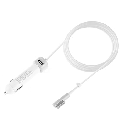 เครื่องชาร์จในรถยนต์อินเทอร์เฟซ USB 45W 5.1V 2.1A พร้อมสายเคเบิลข้อมูลอินเทอร์เฟซ MagSafe 14.5V 3.1A L, 14.5V 3.1A L MagSafe