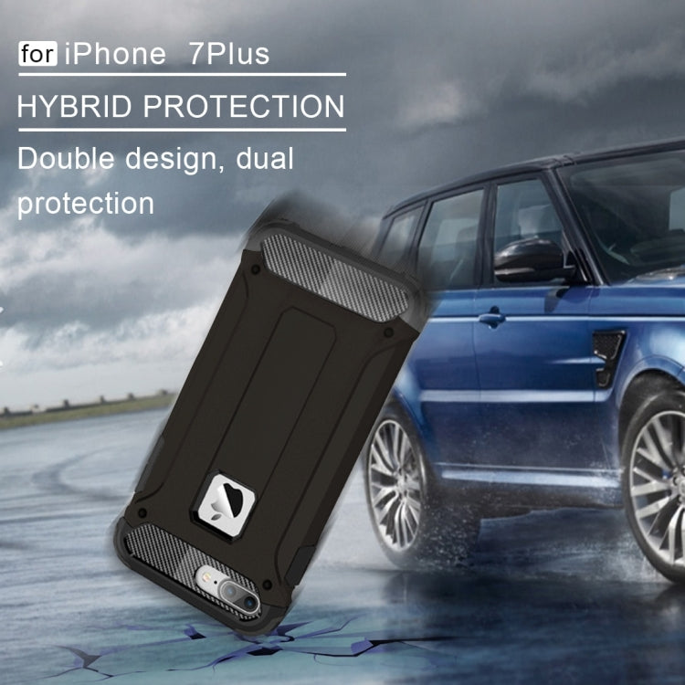 สำหรับ iPhone 8 Plus และ 7 Plus เคส Tough Armor TPU + PC, For iPhone 7 Plus