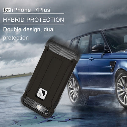 สำหรับ iPhone 8 Plus และ 7 Plus เคส Tough Armor TPU + PC, For iPhone 7 Plus