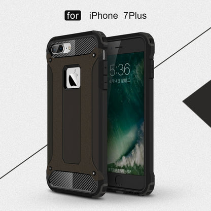 สำหรับ iPhone 8 Plus และ 7 Plus เคส Tough Armor TPU + PC, For iPhone 7 Plus