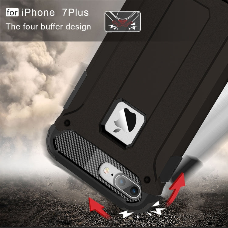 สำหรับ iPhone 8 Plus และ 7 Plus เคส Tough Armor TPU + PC, For iPhone 7 Plus