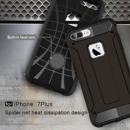 สำหรับ iPhone 8 Plus และ 7 Plus เคส Tough Armor TPU + PC, For iPhone 7 Plus