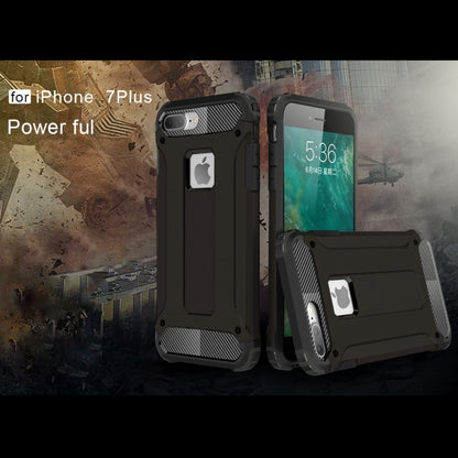 สำหรับ iPhone 8 Plus และ 7 Plus เคส Tough Armor TPU + PC, For iPhone 7 Plus