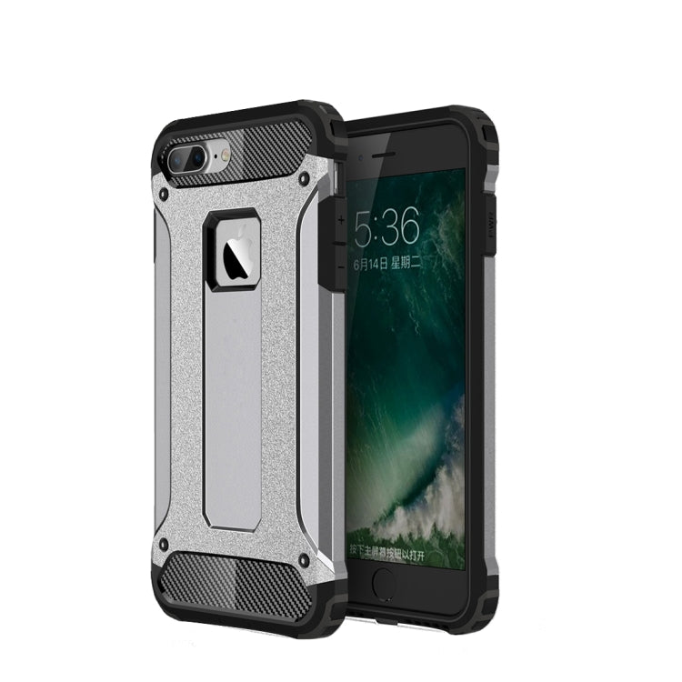 สำหรับ iPhone 8 Plus และ 7 Plus เคส Tough Armor TPU + PC, For iPhone 7 Plus