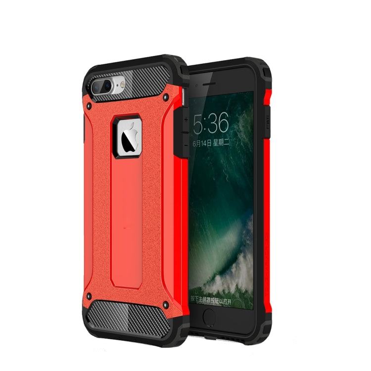 สำหรับ iPhone 8 Plus และ 7 Plus เคส Tough Armor TPU + PC, For iPhone 7 Plus