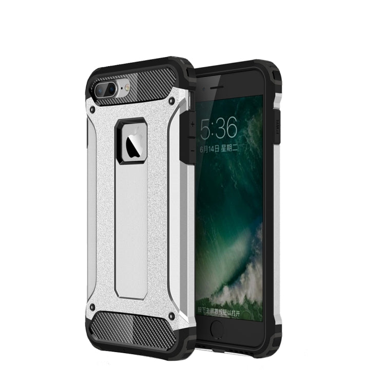 สำหรับ iPhone 8 Plus และ 7 Plus เคส Tough Armor TPU + PC, For iPhone 7 Plus
