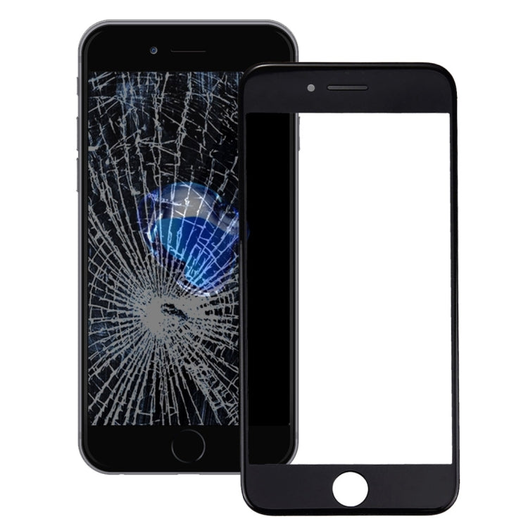 เลนส์กระจกด้านนอกหน้าจอด้านหน้าพร้อมกรอบหน้าจอ LCD ด้านหน้าสำหรับ iPhone 7 Plus, For iPhone 7 Plus (Frame)