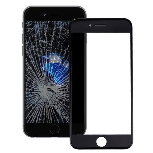 เลนส์กระจกด้านนอกหน้าจอด้านหน้าพร้อมกรอบหน้าจอ LCD ด้านหน้าสำหรับ iPhone 7 Plus, For iPhone 7 Plus (Frame)
