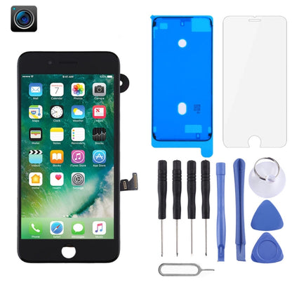 หน้าจอ LCD และชุดประกอบ Digitizer รวมถึงกล้องหน้าสำหรับ iPhone 7 Plus, i7 Plus Black with Camera, i7 Plus White with Camera