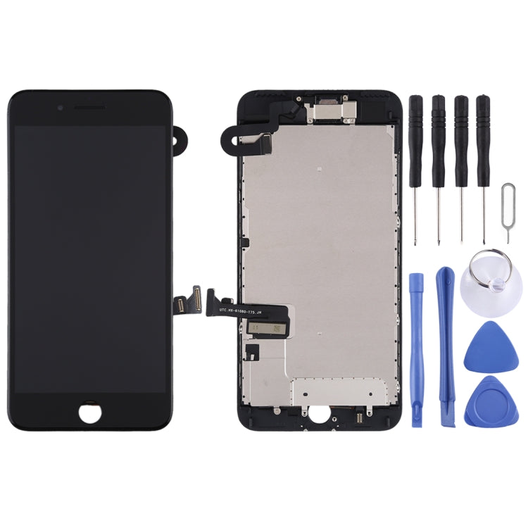 หน้าจอ LCD และชุดประกอบ Digitizer รวมถึงกล้องหน้าสำหรับ iPhone 7 Plus, i7 Plus Black with Camera, i7 Plus White with Camera