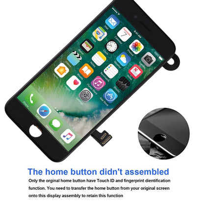 หน้าจอ LCD และชุดประกอบ Digitizer รวมถึงกล้องหน้าสำหรับ iPhone 7 Plus, i7 Plus Black with Camera, i7 Plus White with Camera