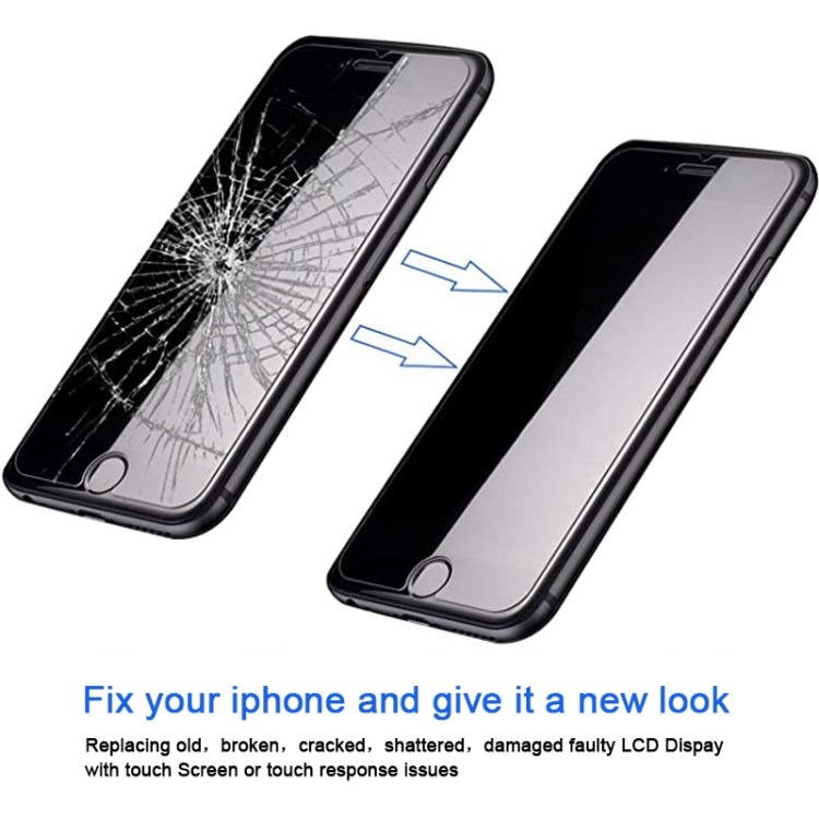 หน้าจอ LCD และชุดประกอบ Digitizer รวมถึงกล้องหน้าสำหรับ iPhone 7 Plus, i7 Plus Black with Camera, i7 Plus White with Camera