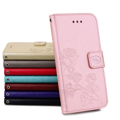 ซองหนังพลิกลายดอกไม้ดอกกุหลาบสำหรับ iPhone 8 Plus และ 7 Plus พร้อมช่องใส่การ์ดและกระเป๋าสตางค์, Fro 8P & 7P