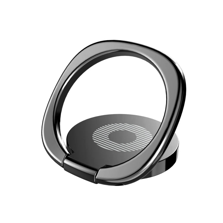 Baseus Universal 360 องศา Rotatable Privity ขายึดแหวนโลหะสำหรับ iPhone, Samsung, HTC, LG, Huawei, Xiaomi, vivo, OPPO, โทรศัพท์มือถือหรือแท็บเล็ต Meizu, แผ่นเหล็กในตัว, รองรับแม่เหล็ก