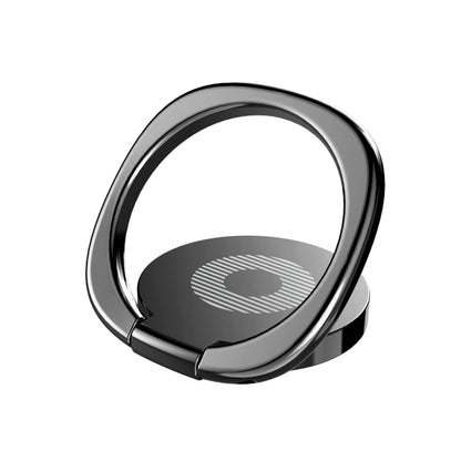 Baseus Universal 360 องศา Rotatable Privity ขายึดแหวนโลหะสำหรับ iPhone, Samsung, HTC, LG, Huawei, Xiaomi, vivo, OPPO, โทรศัพท์มือถือหรือแท็บเล็ต Meizu, แผ่นเหล็กในตัว, รองรับแม่เหล็ก