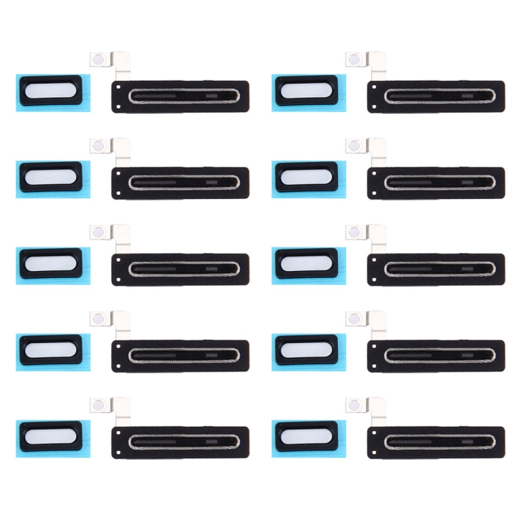 10 ชิ้นหูฟังรับตาข่ายปก + หูฟังรับสติ๊กเกอร์กาวสำหรับ iPhone 7 บวก, For iPhone 7 Plus (10 PCS)